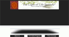 Desktop Screenshot of lightoflifeinstitute.com